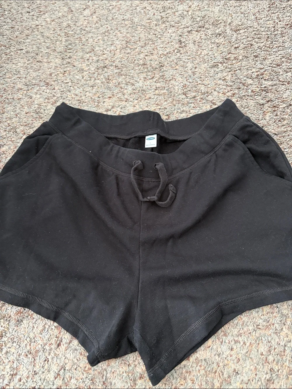 Old Navy Black Women's Athletic Drawstring Shorts